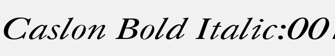 Caslon Bold Italic:001.001